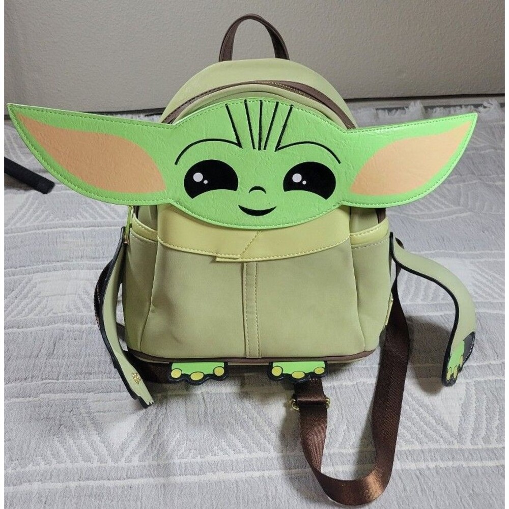 Loungefly Star‎ Wars Grogu Mini Backpack The Child Baby Yoda Missing Coin Purse